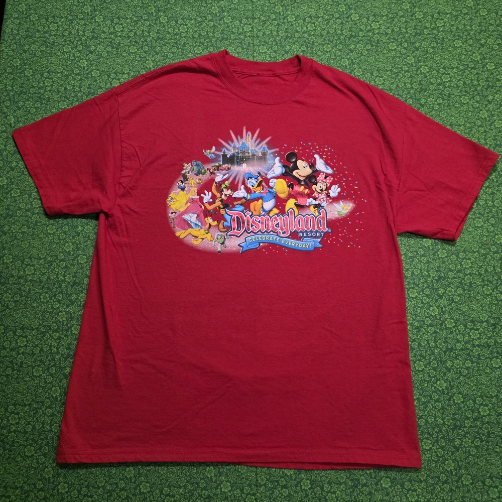 Hanes Red Disneyland T-Shirt